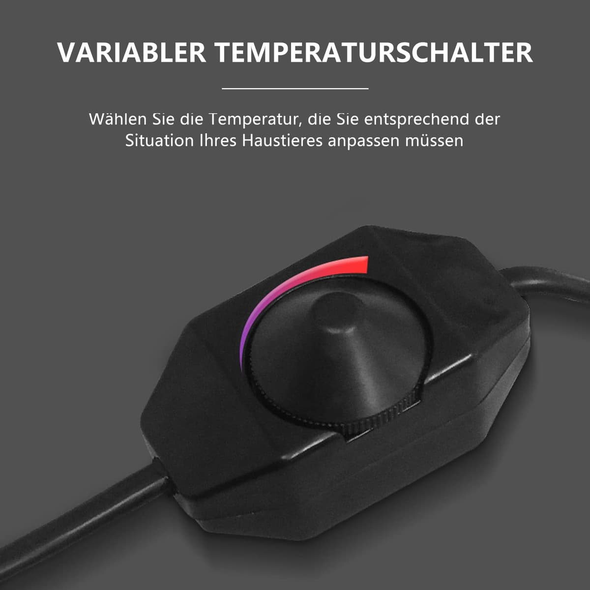 Covoraș încălzire CAM2 pentru terariu, reglabil cu control temperatură pentru reptile, șerpi, șopârle, gecko, păianjeni