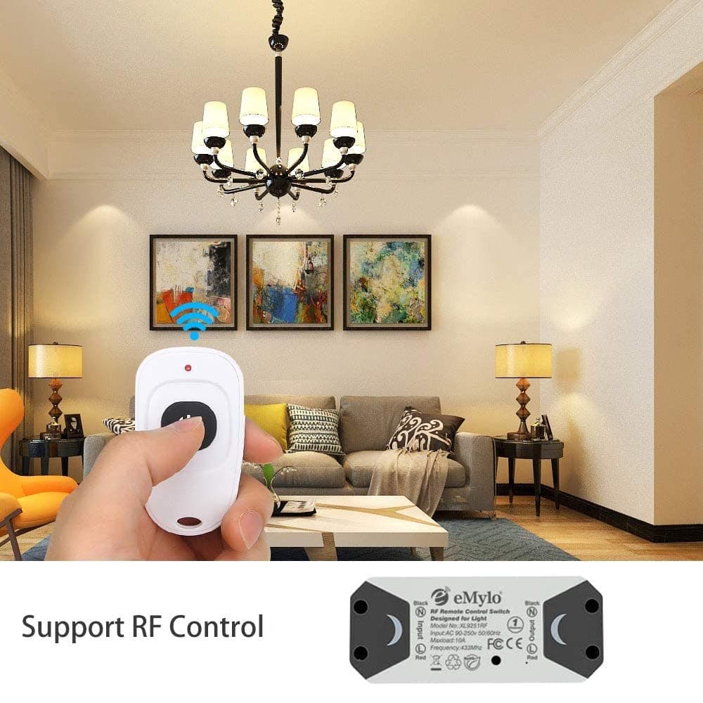 Comutator telecomandă wireless RF smart Yasorn 1 canal 1000W 220V
