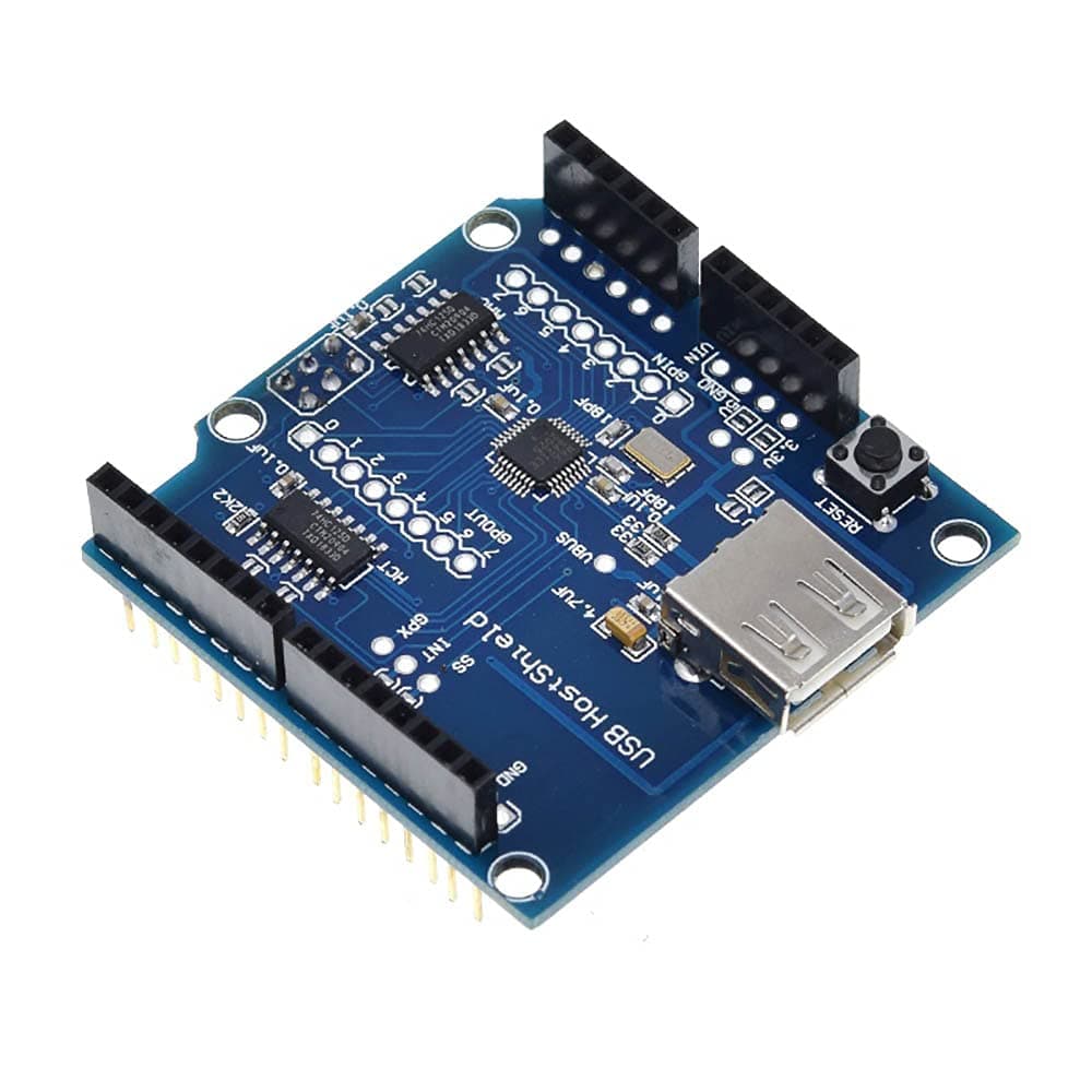 Shield USB Host iHaospace Arduino UNO MEGA compatibil Android ADK placă extensie