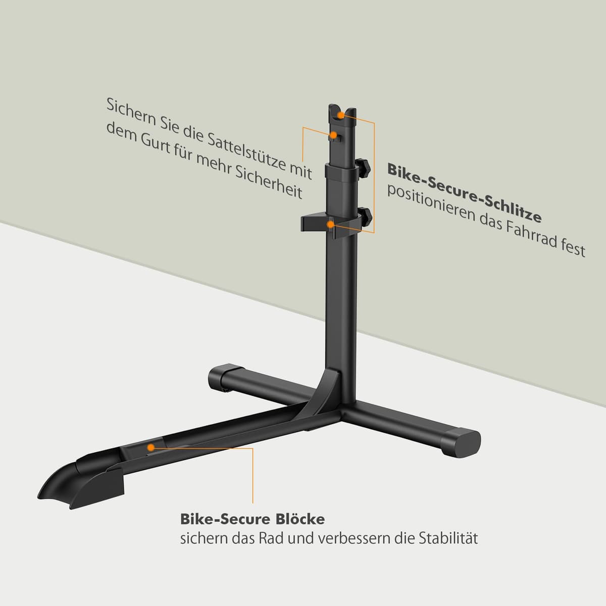 Suport bicicletă vertical Mimoke, stand liber pentru depozitare biciclete interior - garaje și locuințe