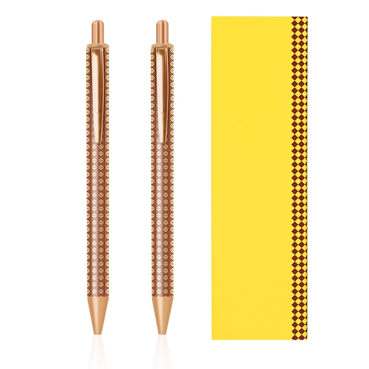 Pixuri neutre TUNJILOOL 0.5mm vârf fin uscare rapidă galbene pachet 2 bucăți