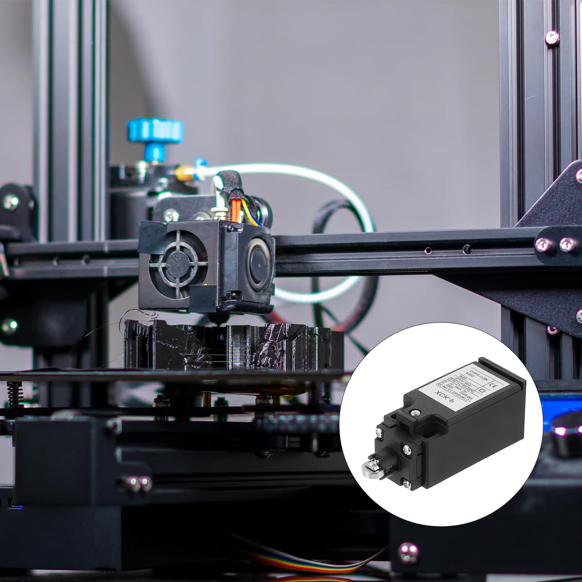 Întrerupător limit QUARKZMAN piston paralel XCK-P 1NC+1NO imprimantă 3D industrial