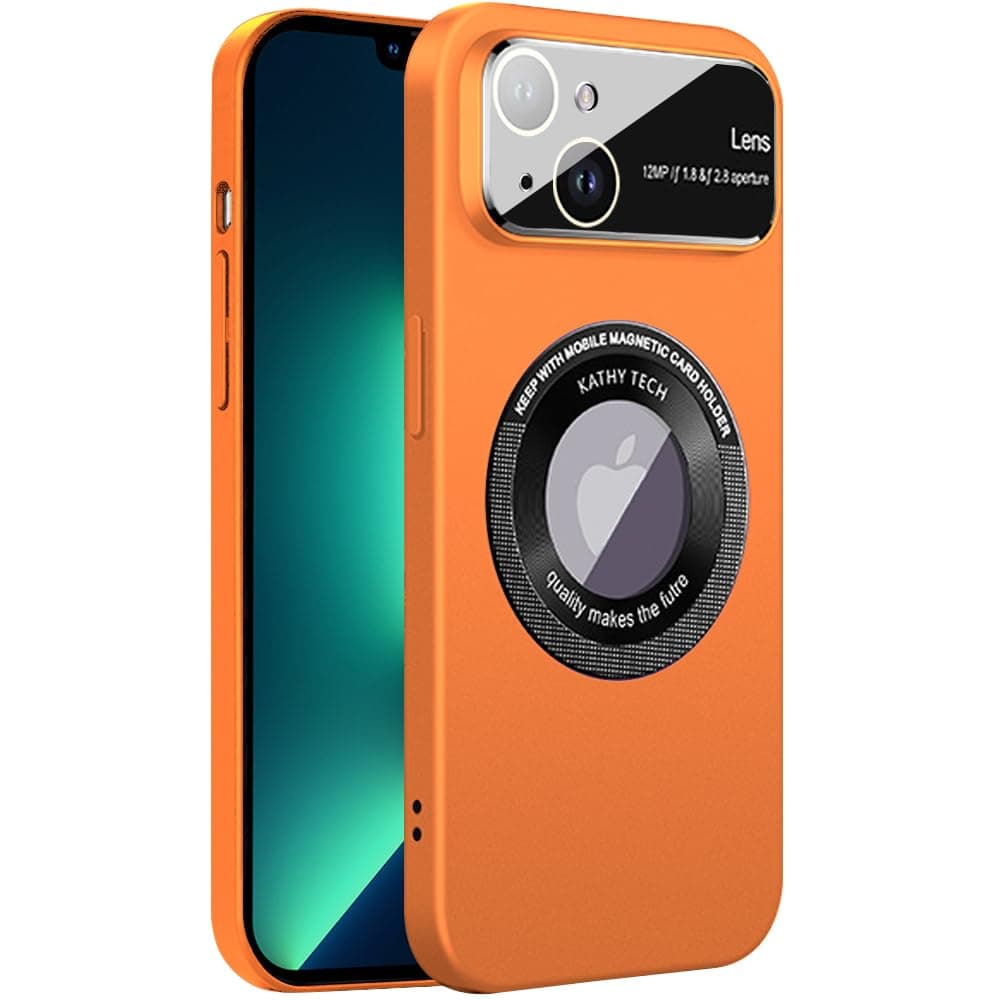 Husă Rdyi6ba8 iPhone 14 Plus mată roz wireless MagSafe margini ridicate