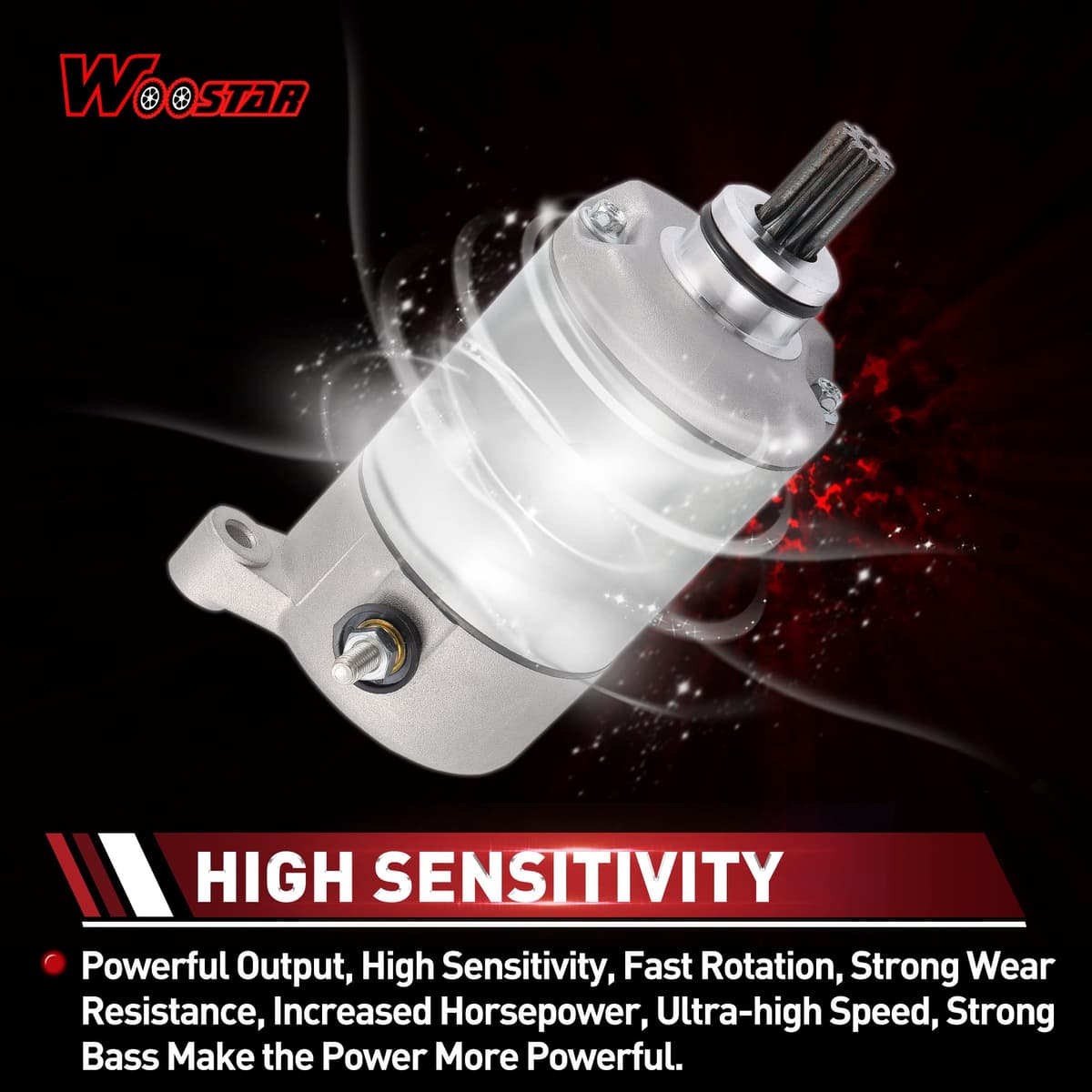 Electromotor pornire WOOSTAR 9 dinți motor electric TTR50E TTR50 2005-2017 OEM